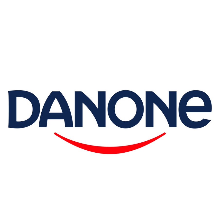 Logo officiel de Danone, marque partenaire de PRODISMA — Produits laitiers
